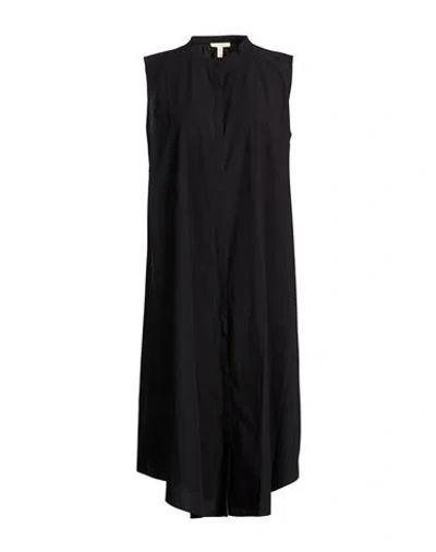 Eileen Fisher Woman Midi Dress Black Size L Organic Cotton