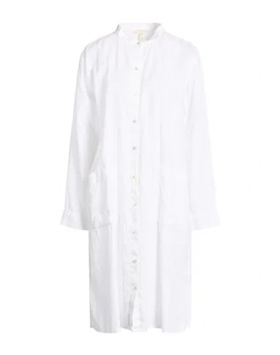 Eileen Fisher Woman Midi Dress White Size M Organic Linen