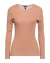 Eileen Fisher Woman Sweater Light Brown Size Xl Cotton, Nylon In Beige