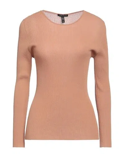Eileen Fisher Woman Sweater Light Brown Size Xl Cotton, Nylon In Beige
