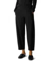 Eileen Fisher Women's Ankle Length Lantern Pull-on Pants In Black