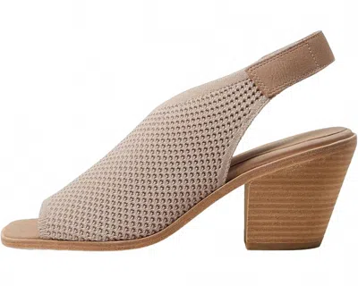 Eileen Fisher Women's Avil Block Heel Knit Slingback Sandals In Blush In Gold