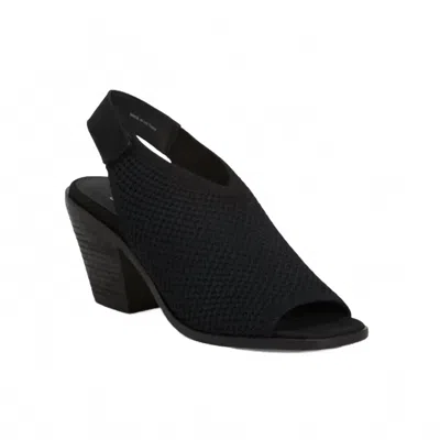 Eileen Fisher Women's Avil Stretch Heels In Black Stretch In Multi