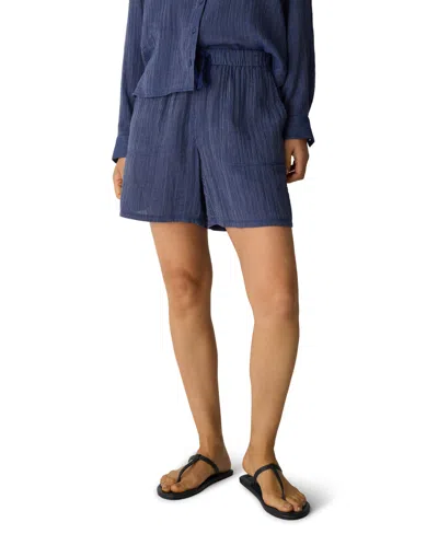 Eileen Fisher Women's Drawstring Shorts, Regular And Plus Size In Burgundy