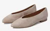 Eileen Fisher Women's Fisher Posy Suede Flats In Earth Suede In Neutral
