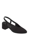 Eileen Fisher Women's Gals Slingback Pump Shoes In Black Nubuck