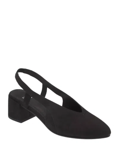 Eileen Fisher Women's Gals Slingback Pump Shoes In Black Nubuck