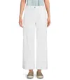 Eileen Fisher Women's Garment Dyed Organic Cotton Denim Jeans In White In White