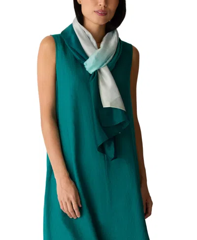 Eileen Fisher Women's Hand-dyed Scarf In Green
