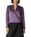 Eileen Fisher Women's High Collar Top In Purple
