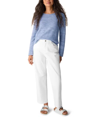 Eileen Fisher Women's High Rise Jeans, Regular & Plus Size In White