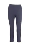 Eileen Fisher Women's High Waisted Slim Cropped Pant With Slide Slits In Ocean In Blue