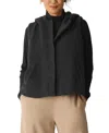 Eileen Fisher Women's Hooded Jacket, Regular And Plus In Black