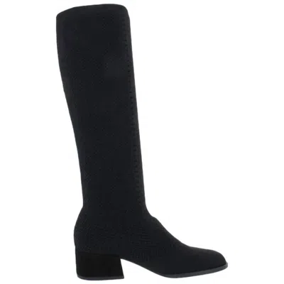 Eileen Fisher Women's Long Stretch Block Heel Boots In Black