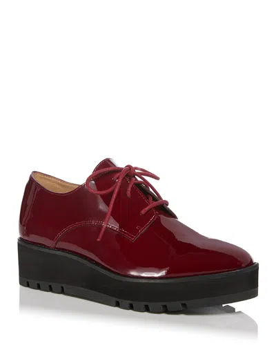 Eileen Fisher Women's Melange Herringbone Flats In Bordeaux