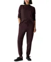 Eileen Fisher Women's Pull-on Ankle Joggers, Regular And Plus In Burgundy