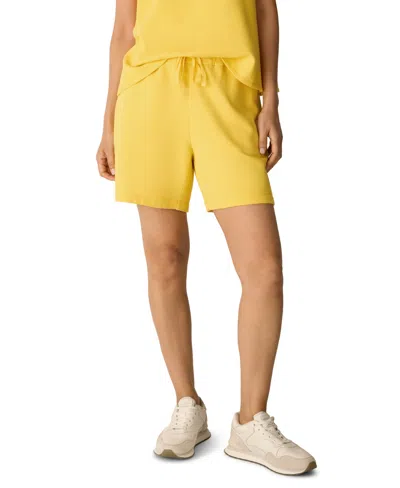 Eileen Fisher Women's Relaxed-fit Walking Shorts, Regular And Plus Size In Yellow