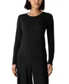 Eileen Fisher Women's Round Neck T-shirt In Black