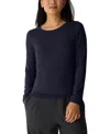 Eileen Fisher Women's Round Neck T-shirt In Blue