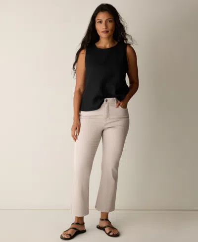 Eileen Fisher Women's Slim Ankle Jeans In Nude