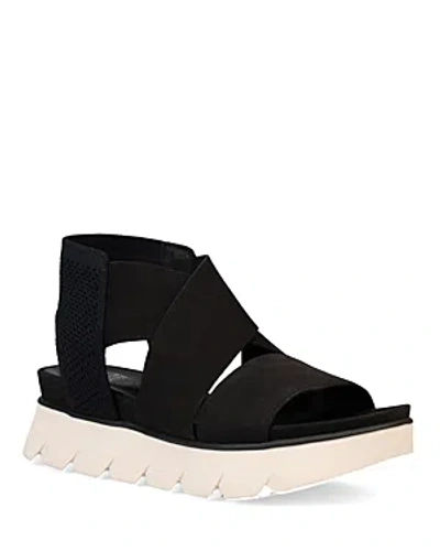 Eileen Fisher Women's Strappy Platform Sandals In Black