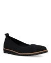 Eileen Fisher Etta Knit Wedge Ballerina Loafers In Black