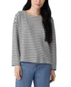 Eileen Fisher Women's Striped Top In Black