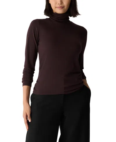 EILEEN FISHER WOMEN'S TURTLENECK SWEATER, REGULAR AND PLUS