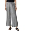 Eileen Fisher Women's Wide Ankle Pants In Nimbus In Multi