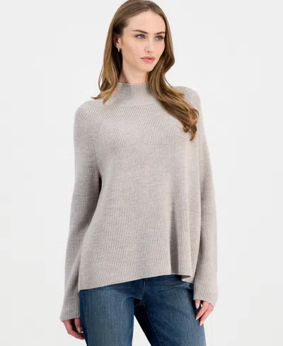 Eileen Fisher Women's Wool Turtleneck Sweater In White