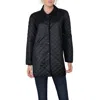 Eileen Fisher Womens Collar Nylon Quilted Coat