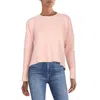Eileen Fisher Womens Crew Neck Long Sleeves Sweater In Pink