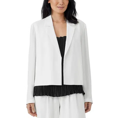 EILEEN FISHER WOMENS CREWNECK LONG SLEEVE CARDIGAN SWEATER