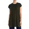 Eileen Fisher Womens Crewneck Oversized Pullover Top In Green