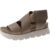 Eileen Fisher Sport Platform Sandal In Grey