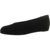 Eileen Fisher Una 2 Suede Ballerina Flats In Black