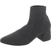 Eileen Fisher Womens Suede Trim Stretch Booties In Grey