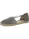 EILEEN FISHER WOMENS LEATHER PERFORATED ESPADRILLES