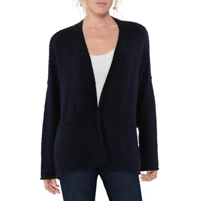 Eileen Fisher Womens Open Front Long Sleeve Cardigan Sweater