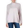 Eileen Fisher Womens Ribbed Trim Cashmere Turtleneck Sweater