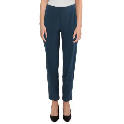 Eileen Fisher Womens Solid Crepe Ankle Pants