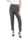 Eileen Fisher Slim Ankle Stretch Crepe Pants In Grey