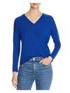 EILEEN FISHER WOMENS TENCEL RIBBED TRIM PULLOVER SWEATER