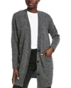 Eileen Fisher Wool & Mohair-blend Cardigan In Gray