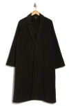Eileen Fisher Wool Blazer Coat In Black