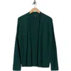 Eileen Fisher Wool Cardigan In Green