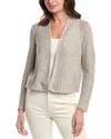 Eileen Fisher Wool Cardigan In White