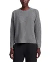 Eileen Fisher Wool Crewneck Sweater In Gray