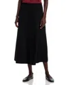Eileen Fisher Wool Flared Skirt In Black