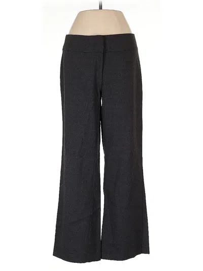 Pre-owned Eileen Fisher Wool Pants In Black